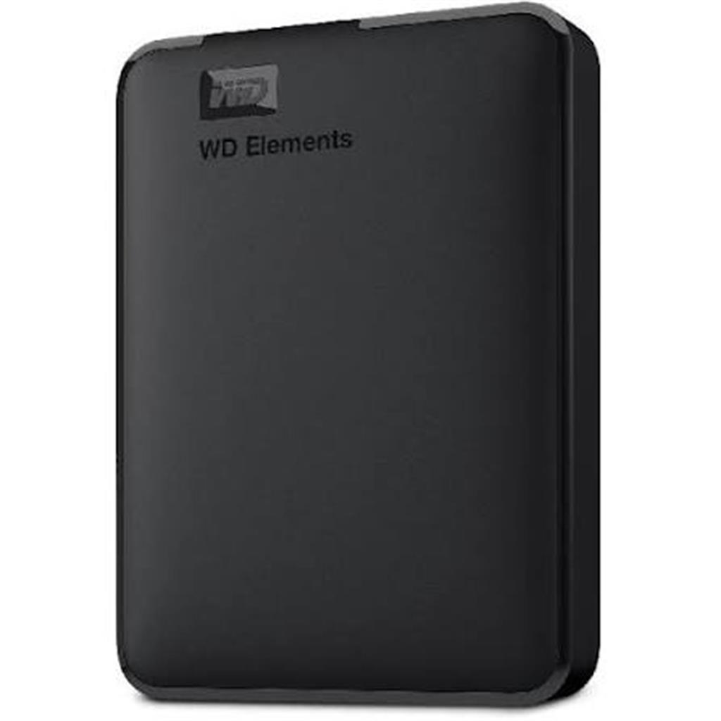 Disco Externo HDD WESTERN DIGITAL Elements 2TB USB 3.0 Tipo A Negro