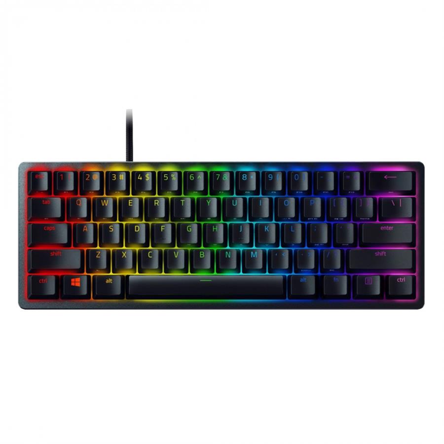 Teclado Gamer Razer Huntsman Mini Purple-Sw Clicky Español