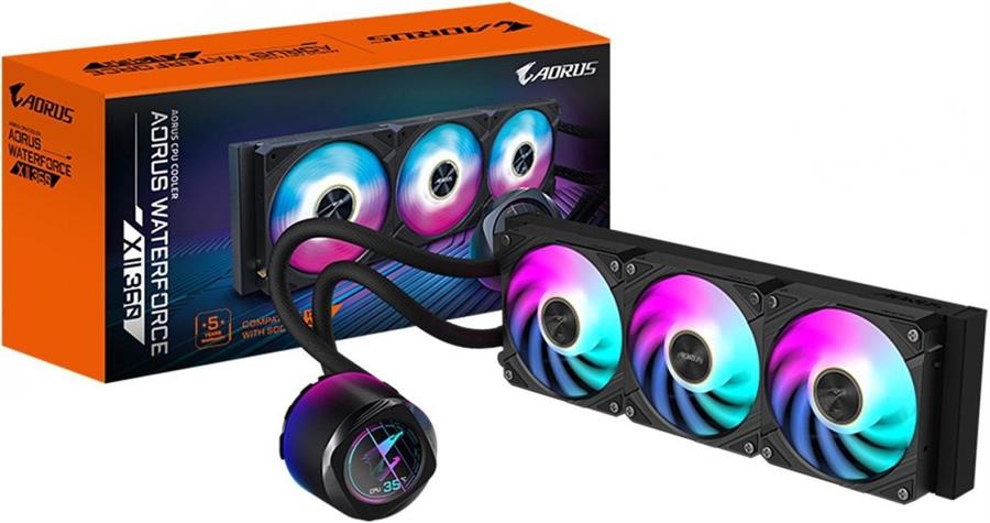 Water Cooler Gigabyte Aorus Waterforce X LI 360L (Consultar colores disponibles)