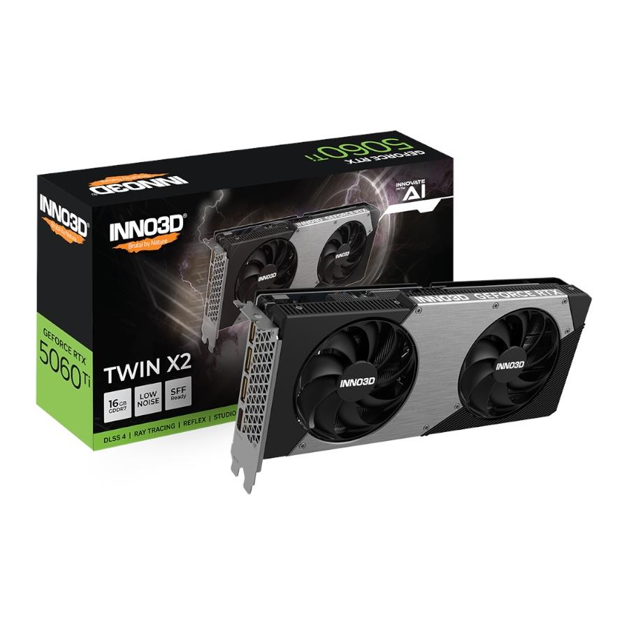 Placa de Video INNO3D NVIDIA Geforce RTX 5060 Ti 8GB GDDR7 TWIN X2