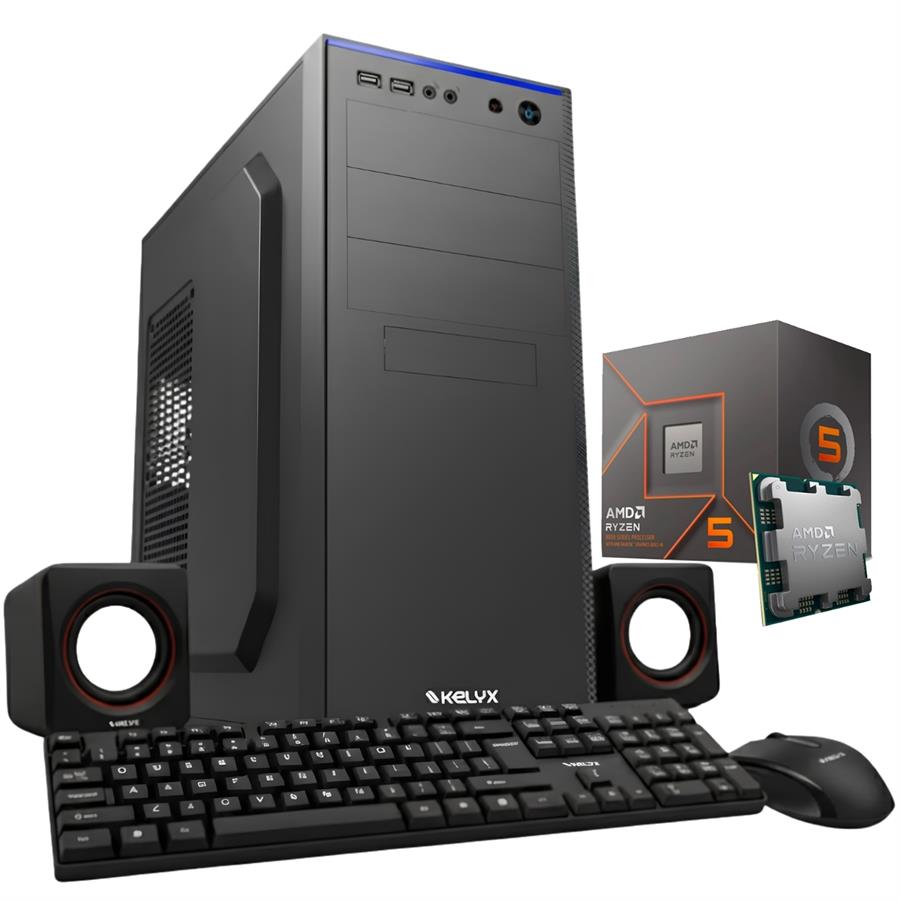 PC Armada de Oficina Ryzen 5 8500G 8 RAM 5600MHz SSD M.2 256GB