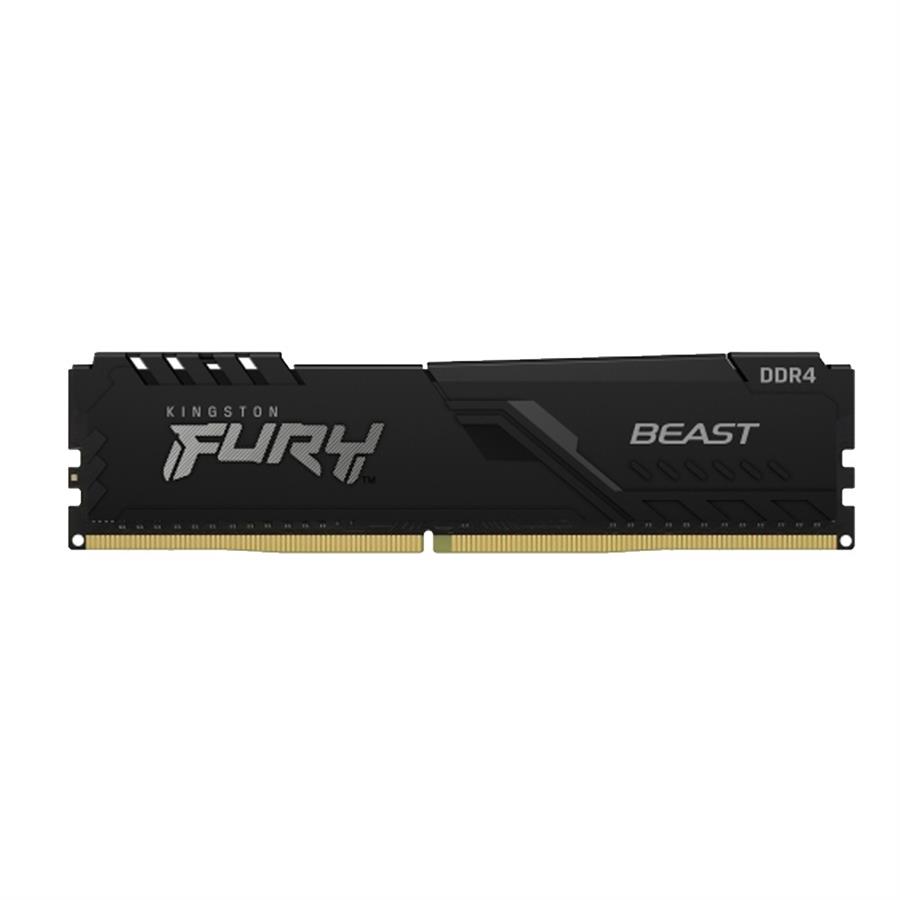 Memoria Kingston Fury Beast 16GB CL16 negra (DDR4) (3200 MHz)