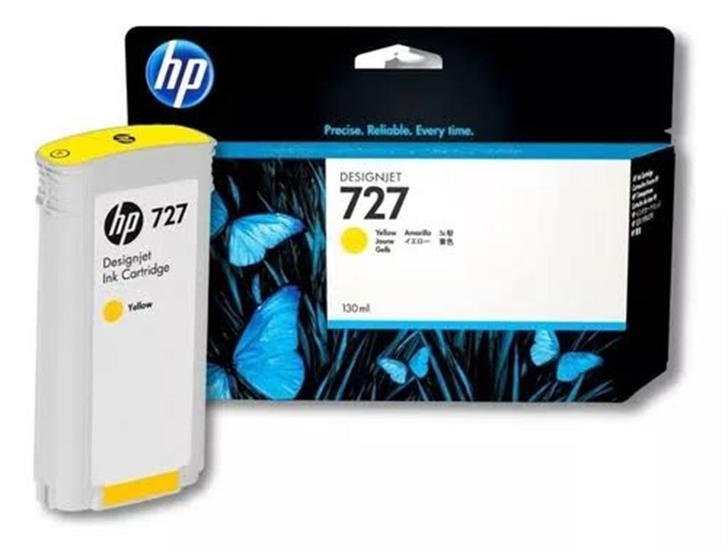 Cartucho de Tinta Plotter HP 727 Amarillo 300ML