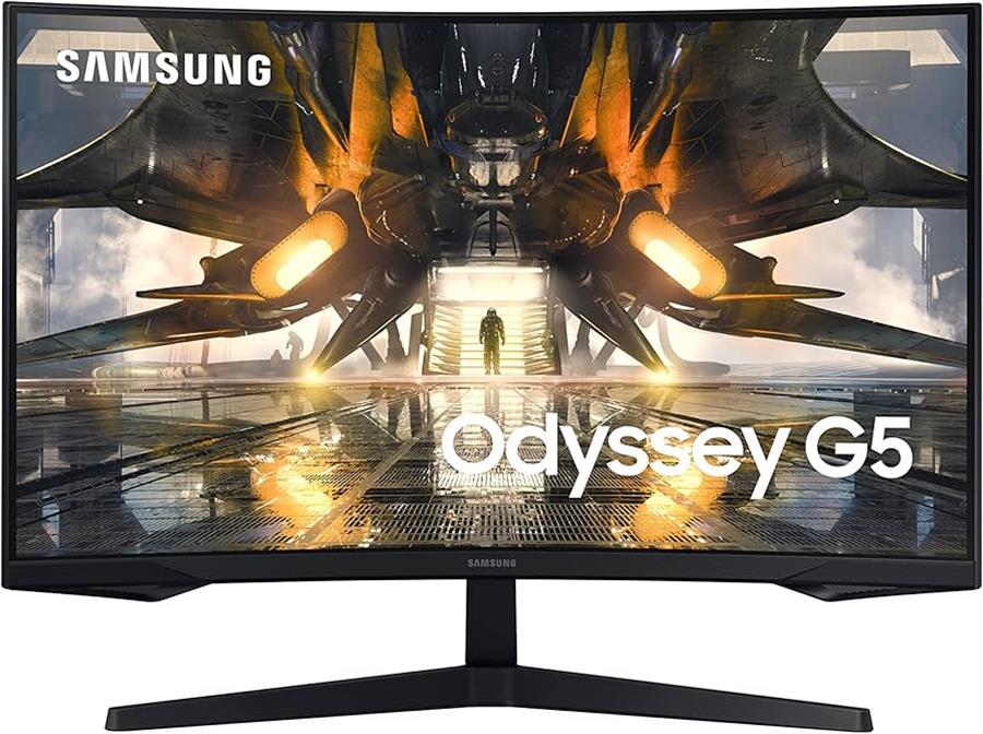 MONITOR SAMSUNG 27" CURVO ODDYSSEY G5 QHD 2K 165Hz 1MS
