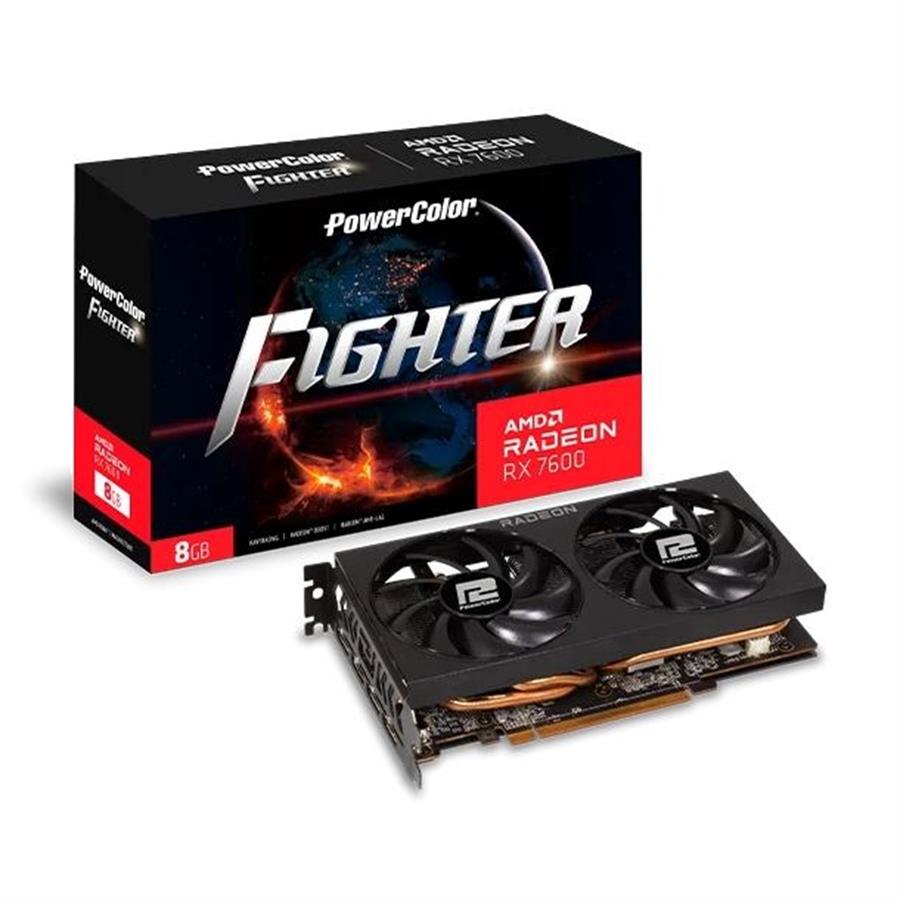 Placa de Video PowerColor Fighter  AMD Radeo RX 7600 8GB GDDR6