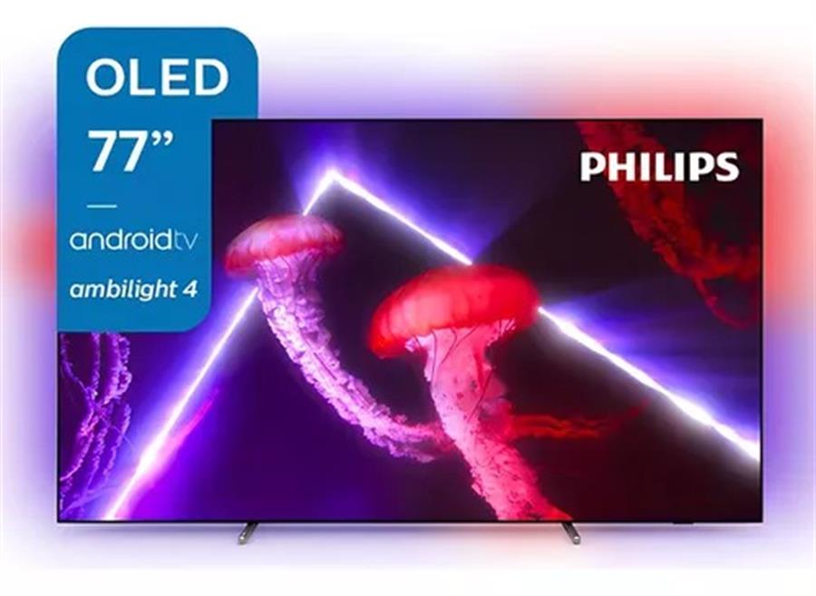 TV OLED Philips 4K 77" Ambilight (77OLED80777)