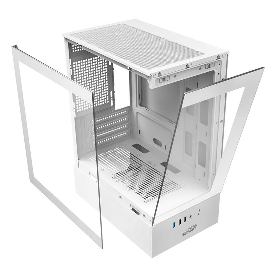 Gabinete Sentey H10 6100-SF-W TG Blanco