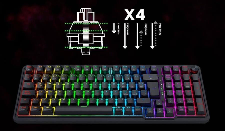 Teclado Redragon Eisa Pro K686 Negro