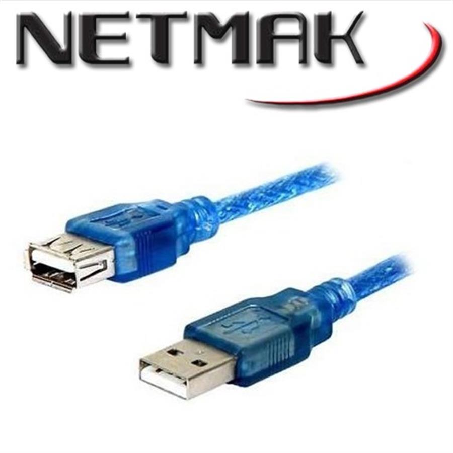 Cable Alargue USB 1.80 Mts Netmak (NM-C09 1.8)