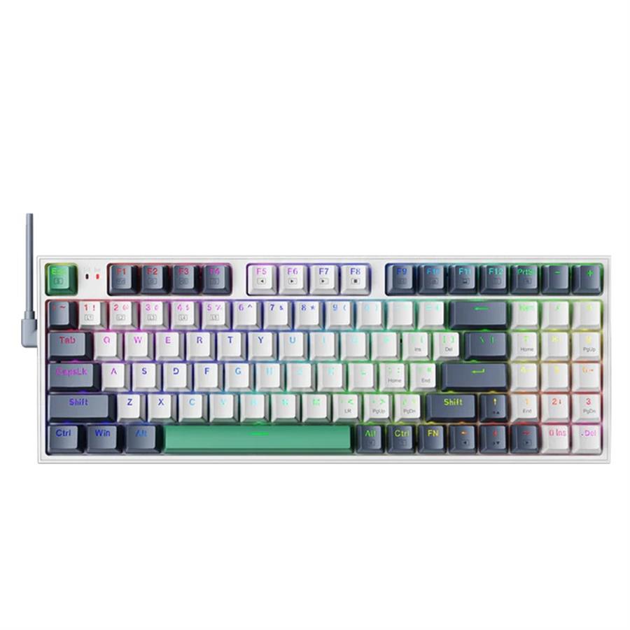 Teclado mecánico cableado K500 Machenike (consultar colores y switches)