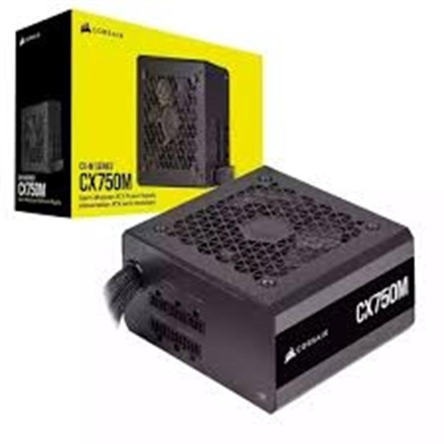Fuente CORSAIR CX-M Series CX750M 750W ATX 3.1 Cybenetics Bronze Semi-Modular