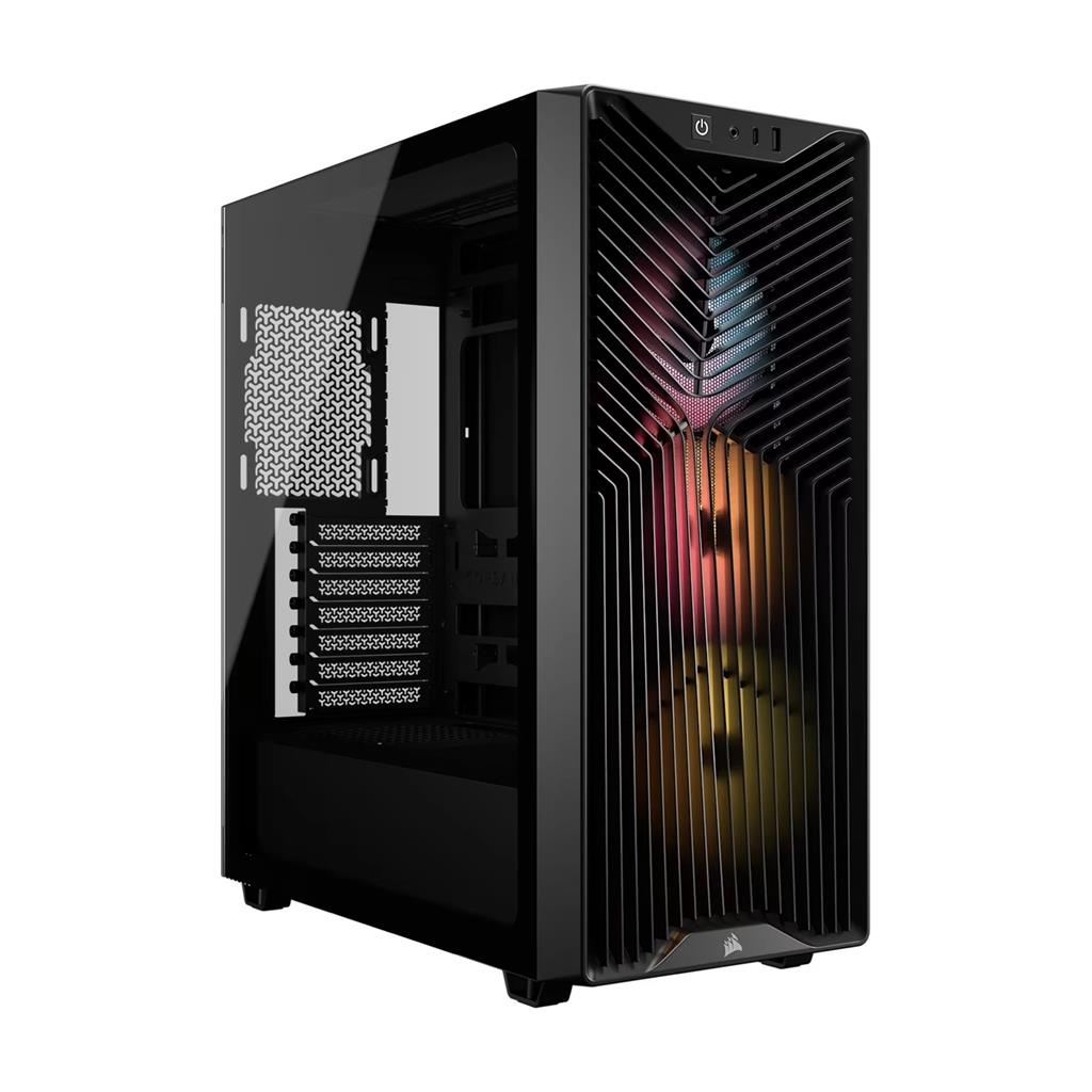 Gabinete CORSAIR 3200D RS ARGB Mid-Tower Performance Case Negro