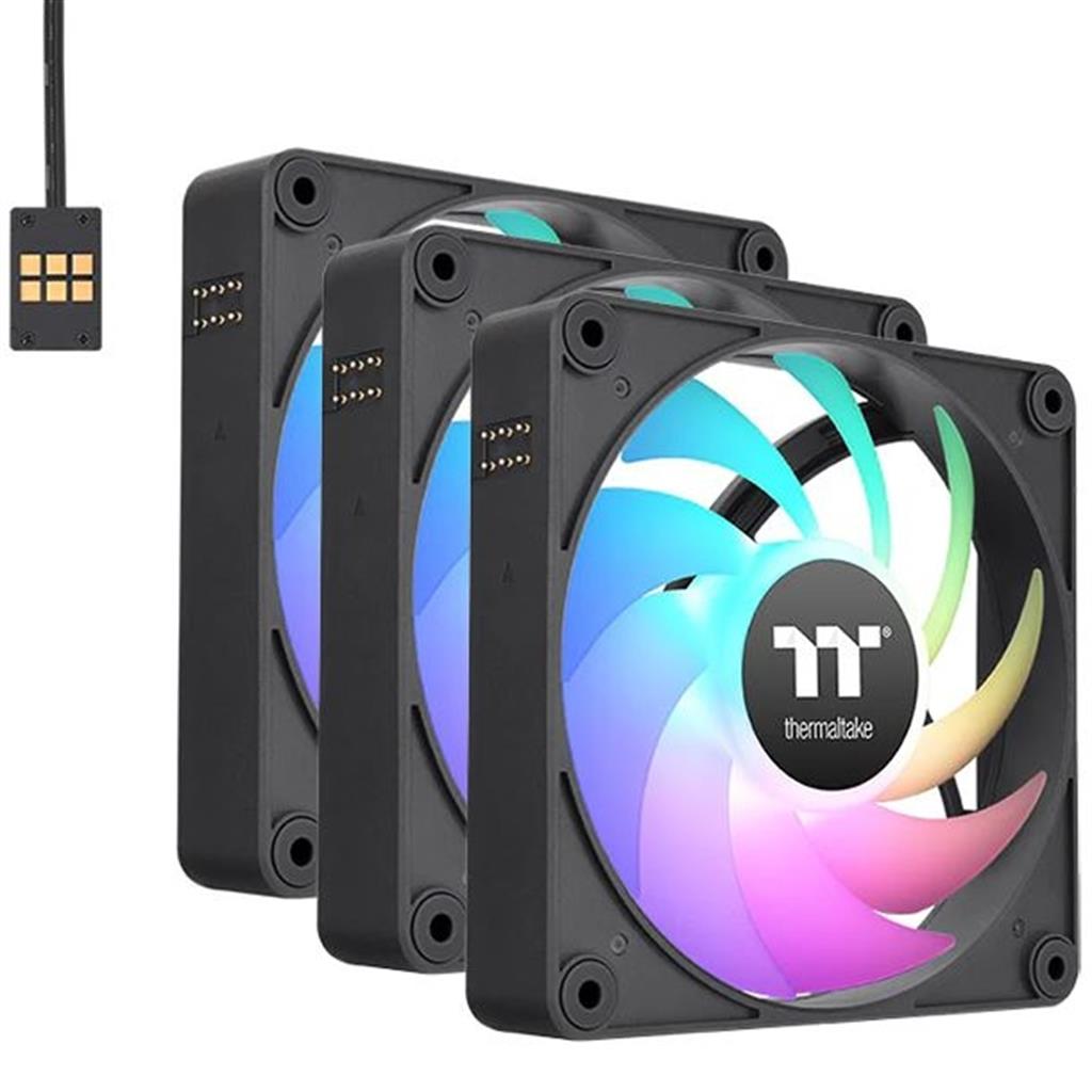 FAN Cooler TT CT120 EX ARGB (3 Fan Pack) Black (1341)