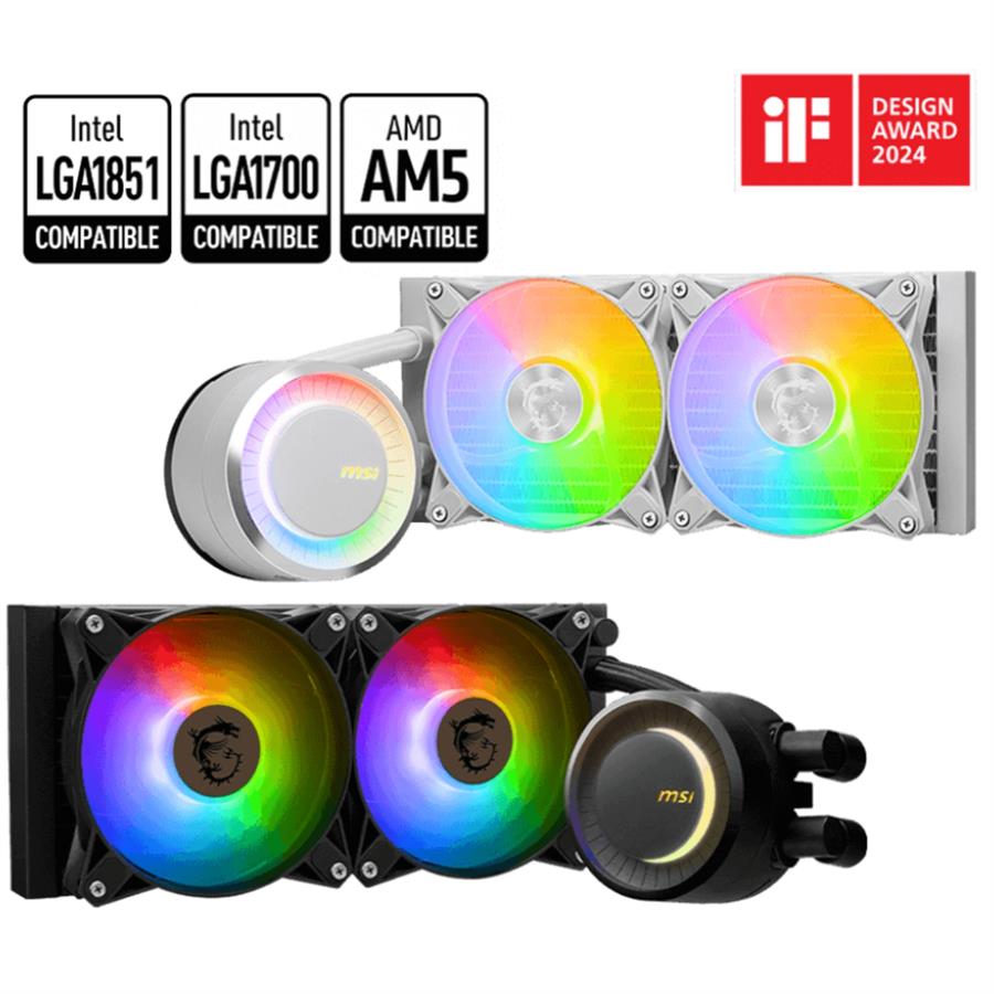 Water Cooling Msi Mag Coreliquid E240 2X Cpu Cooler 240Mm (consultar colores disponibles)