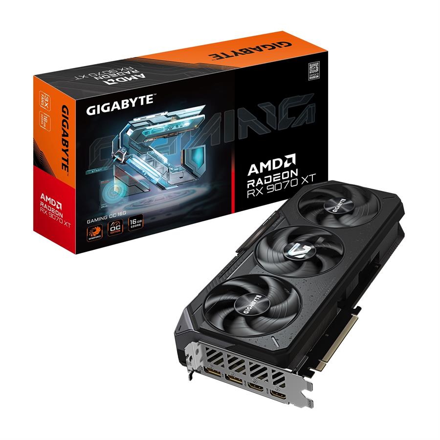 Placa De Video Gigabyte RX 9070 XT OC 16GB