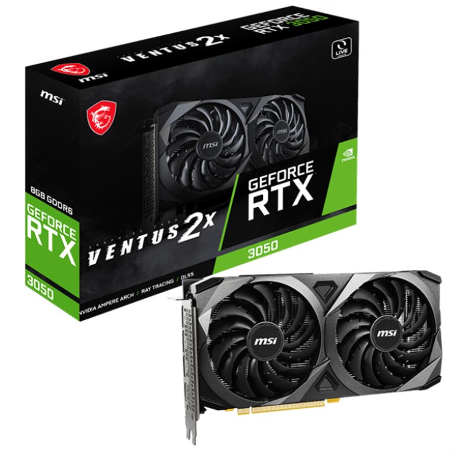 Placa de video Msi Geforce Rtx 3050 Ventus 2X XS 8GB OC
