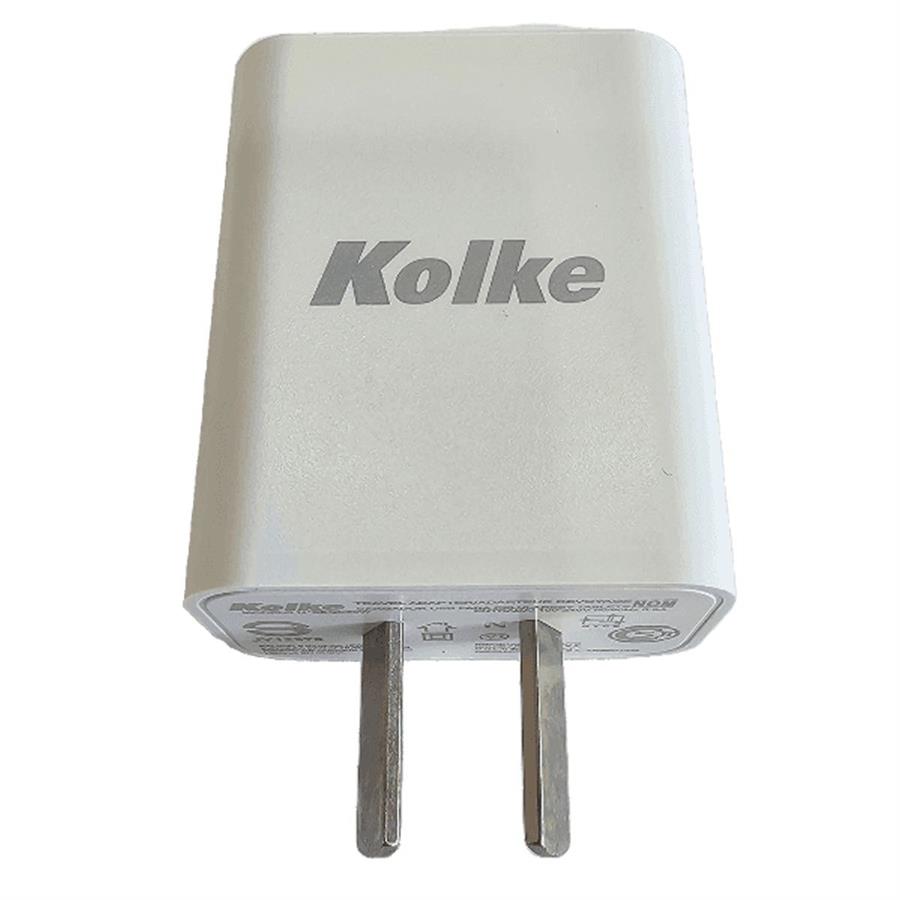 Cargador USB-C 220V Carga Rapida 30w Kolke Blanco (KCR-648) 630441