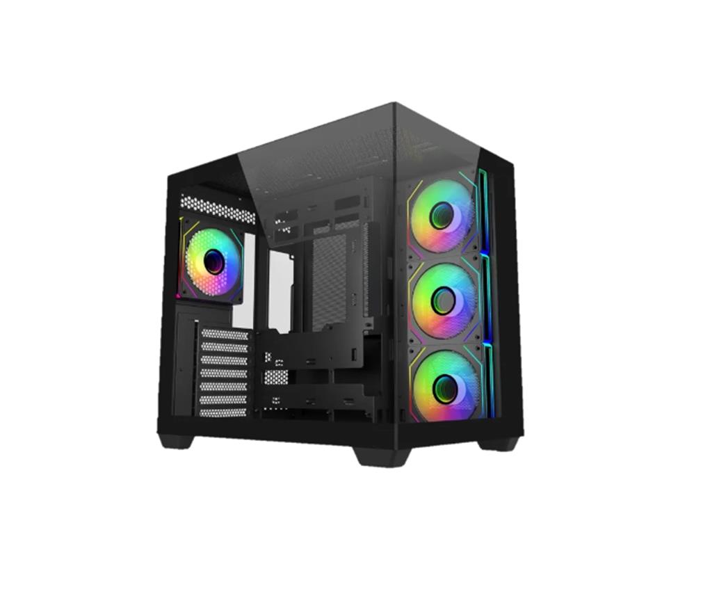 Gabinete Cooler Master Elite 681 Black 4 Fans ARGB s/fuente