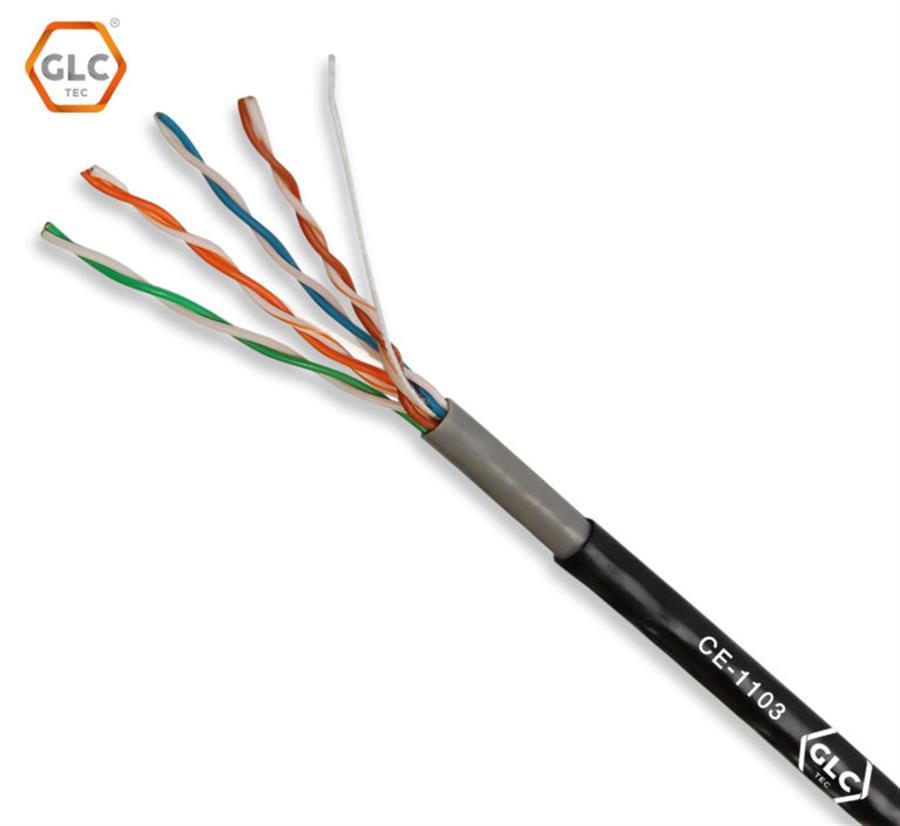 BOBINA UTP GLC CAT5E CE-1103 EXTERIOR DOBLE (x Metro)