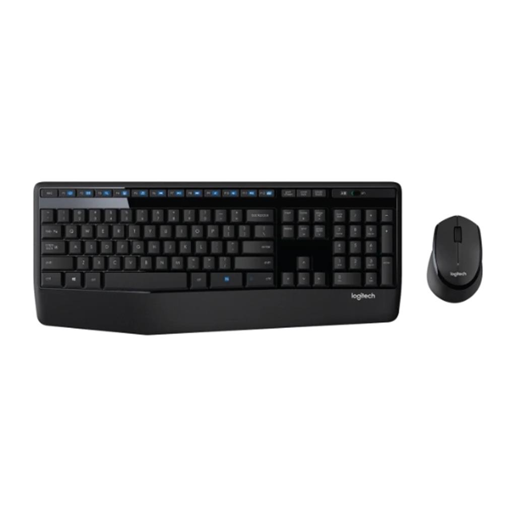 Teclado+Mouse Logitech Wir MK345 Black 920-007820