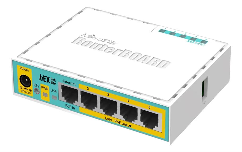 Mikrotik Rb750upr2 Hex Poe Lite C/fuente