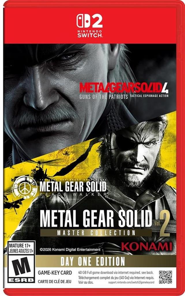 Metal Gear Solid Master Collection Vol.2 DAY ONE EDITION físico Switch 2 (PREVENTA)