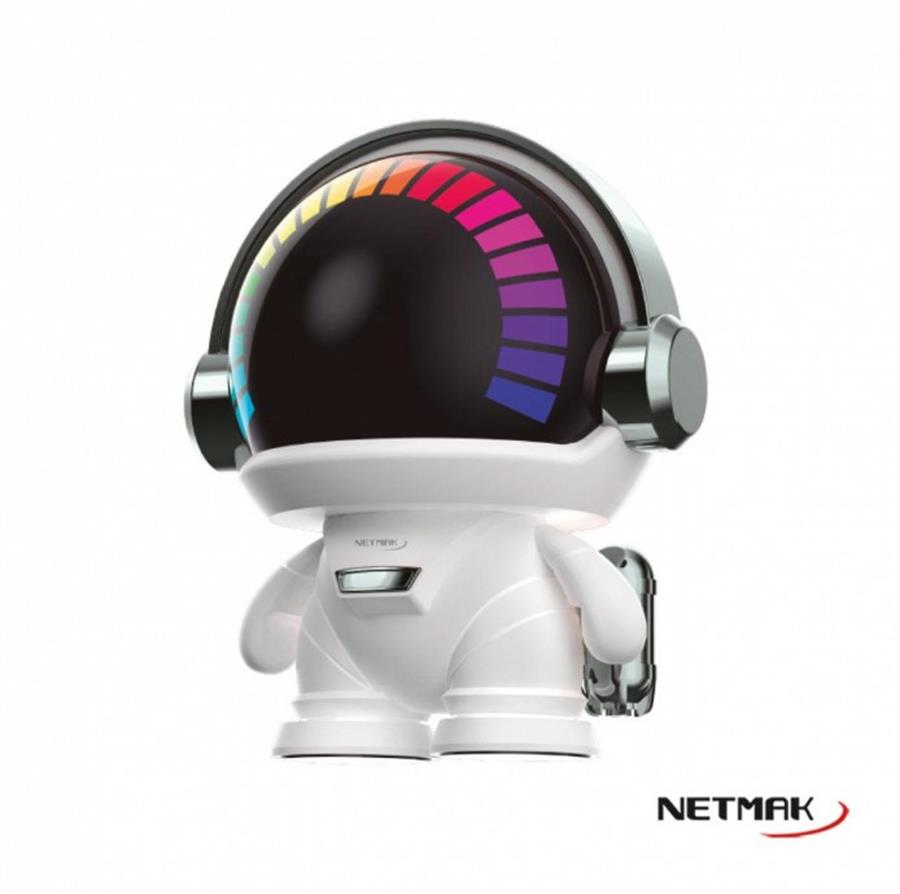 PARLANTE PORTATIL BLUETOOTH NETMAK ROBOT (NM-ALPHA) 4682