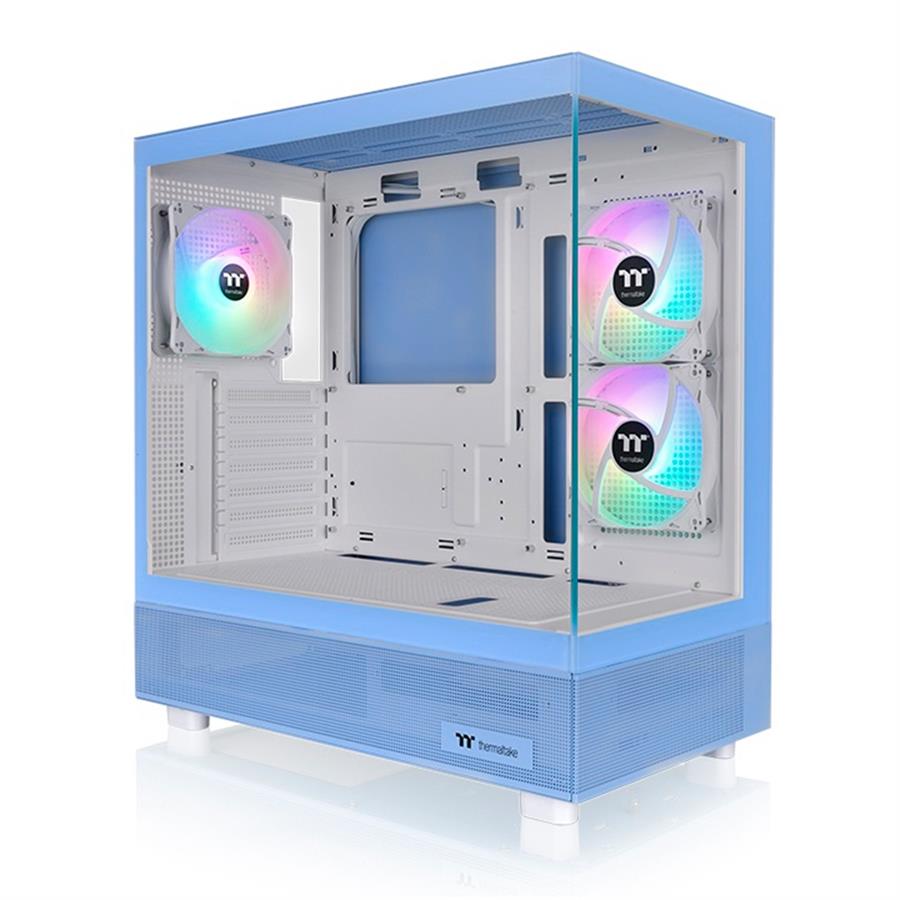 Gabinete TT View 270 Plus Mid-Tower TG x2 Fan ARGB x3 Hydrangea Blue (4212)
