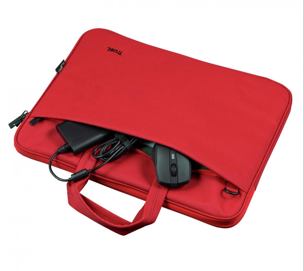 TRUST MALETIN BOLOGNA NOTEBOOK 16 ECO RED