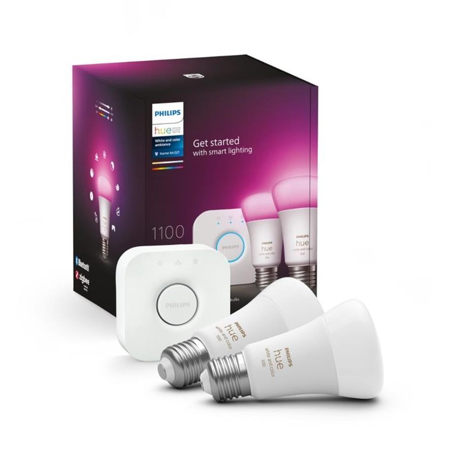 Lampara Philips Hue WCA 9W A60 E27 2 Set EU