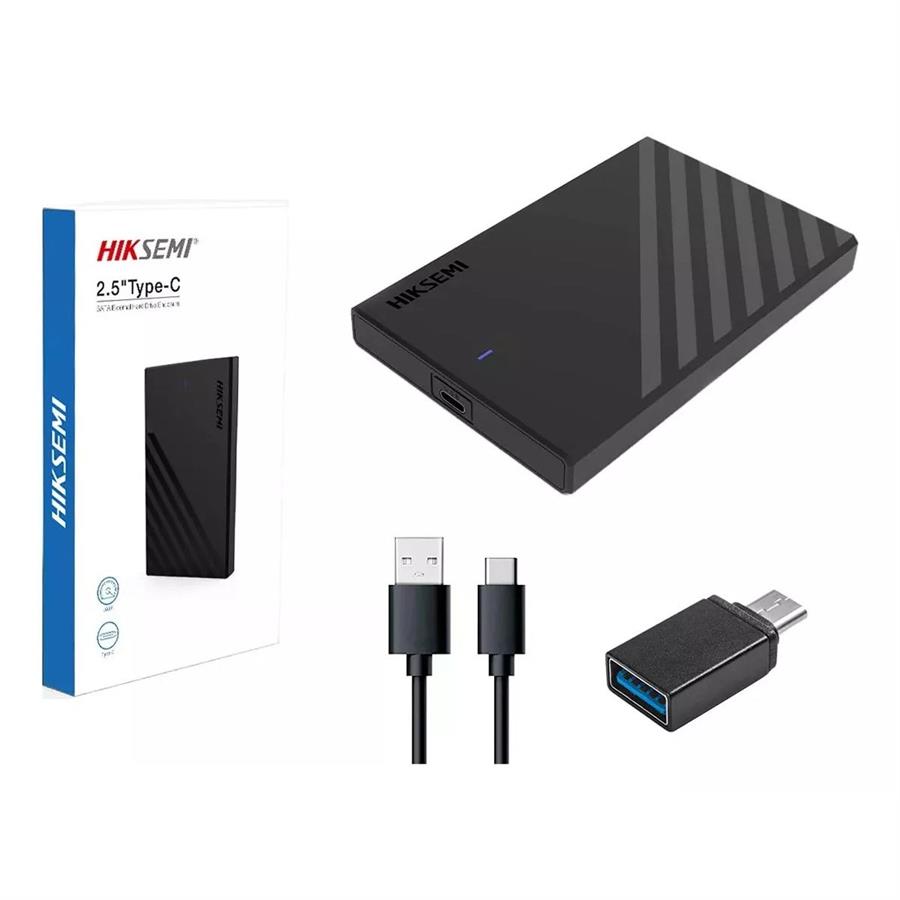 Carry Disk SSD 2.5 Sata Usb Tipo-C 3.1 HikSemi (HS-HUBMHC201 2.5)