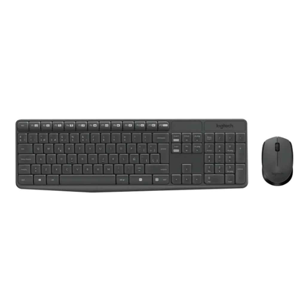 Teclado+Mouse Logitech Wir MK235 Grey 920-007901