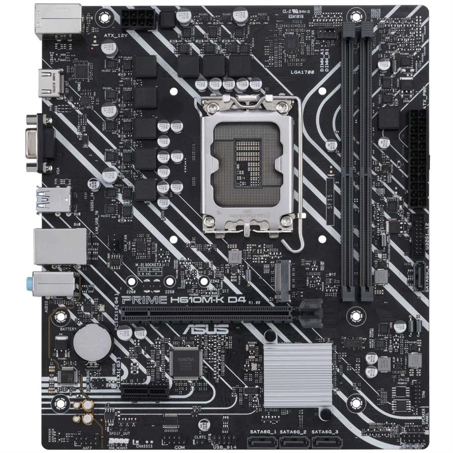 Motherboard ASUS PRIME H610M-K D4 CSM LGA 1700 DDR