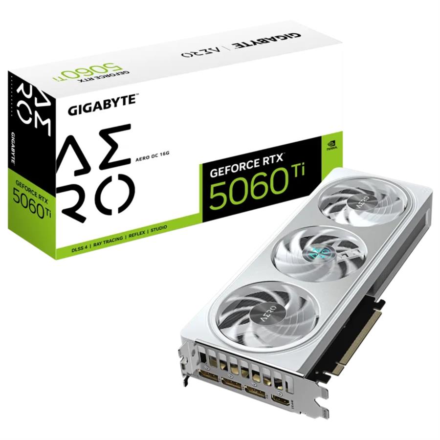 Placa De Video Gigabyte Rtx 5060 Ti Aero 16GB