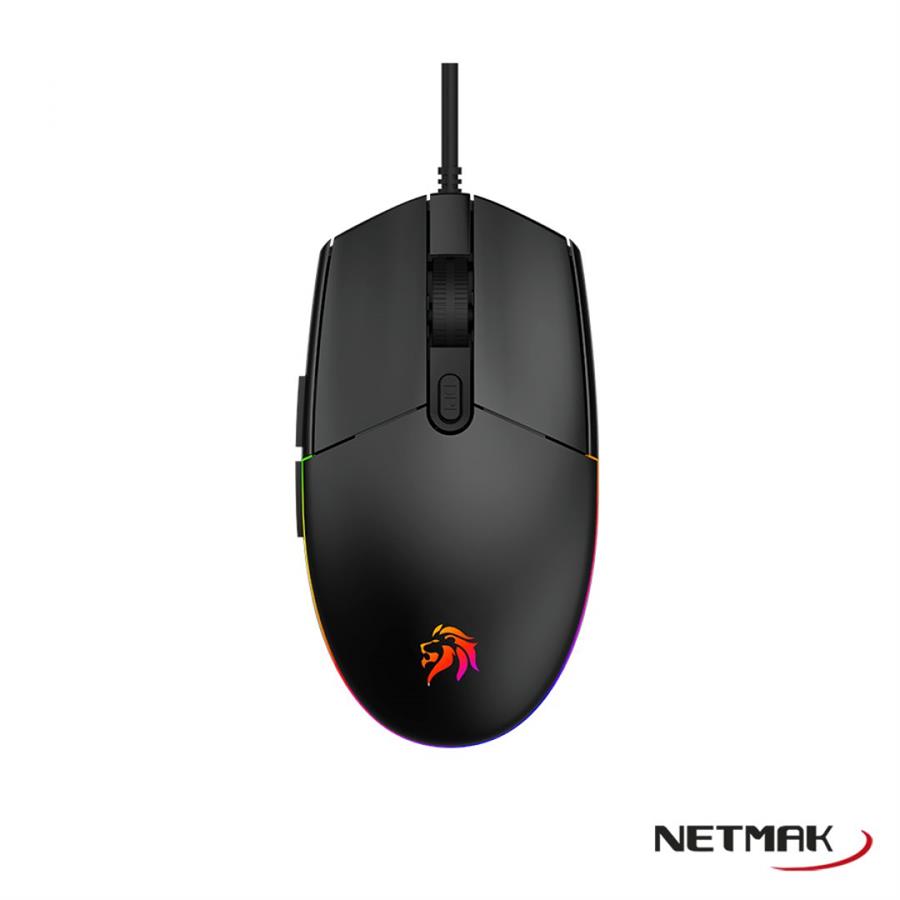 Mouse USB Gamer Netmak Expert Negro (NM-EXPERT)