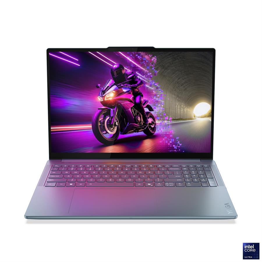 Notebook Lenovo YOGA Pro 9 16IAH10 Intel Core Ultra 9 285H 16 Nucleos 1TB SSD 32GB Ram DDR5 7200Mhz 16" (3.2K 3200x2000 TOUCH OLED 120Hz) Geforce RTX 5060 8GB