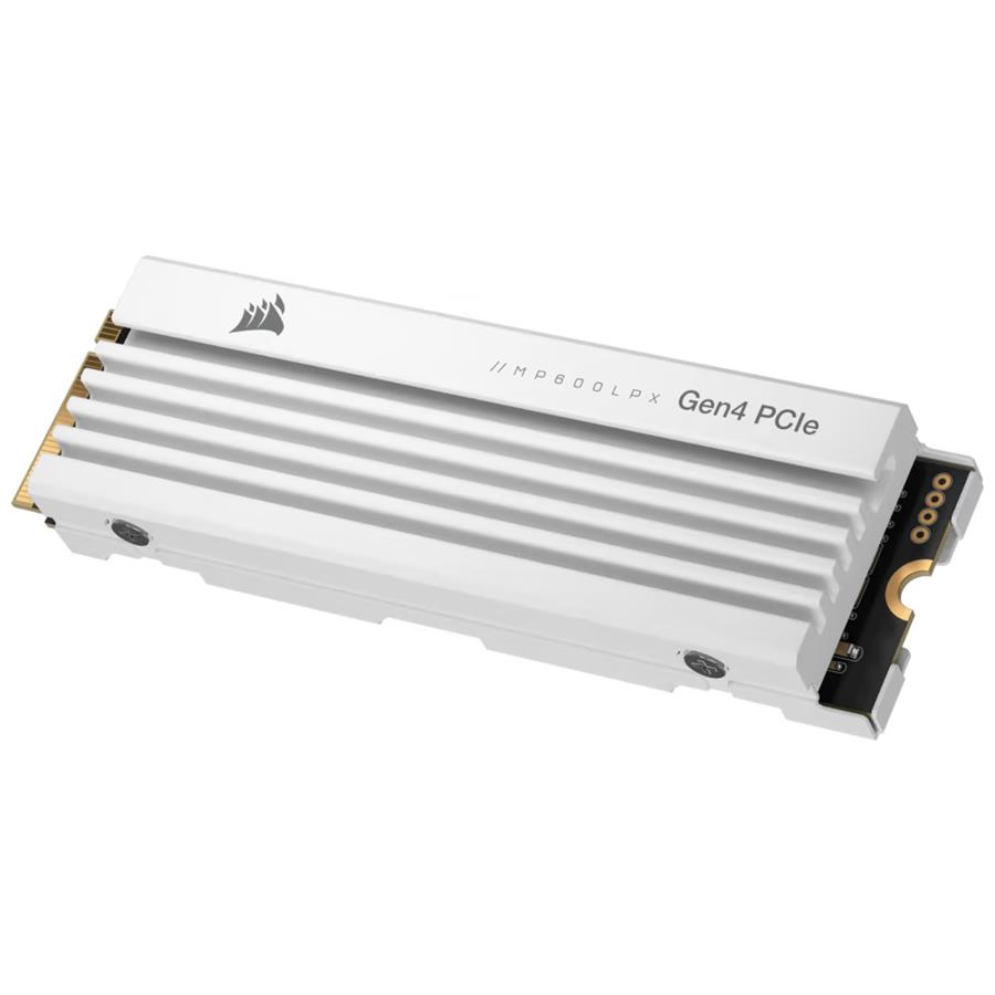 Disco SSD M.2 Corsair 2TB MP600 PRO LPX PCIe Gen4 x 4 NVMe p/PS5 White