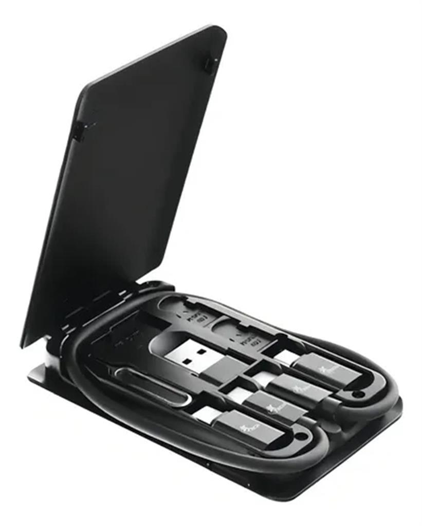 Estuche portátil multifuncional con cable USB C