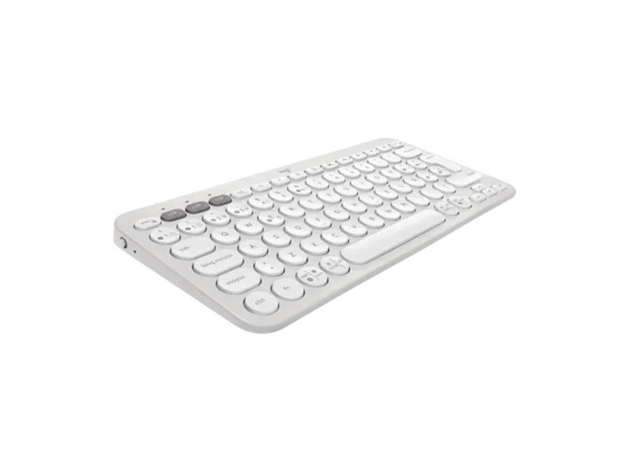 Teclado Logitech Bluetooth K380s Pebble White