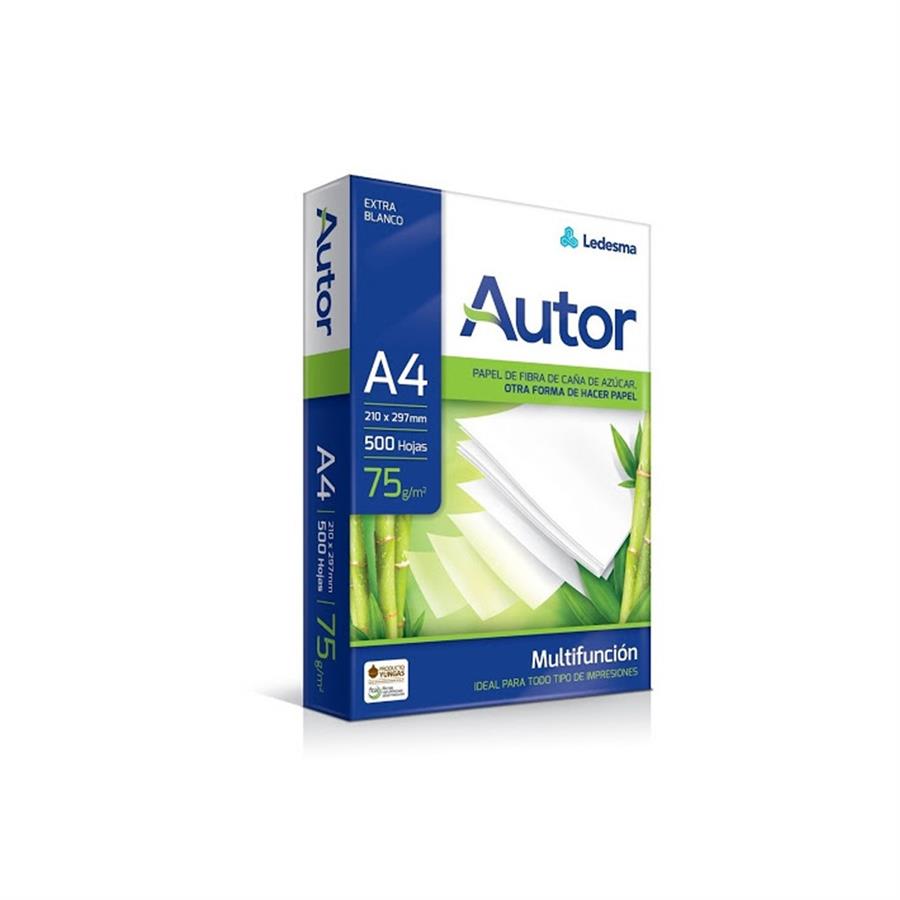 Resma A4 75 gr. Autor