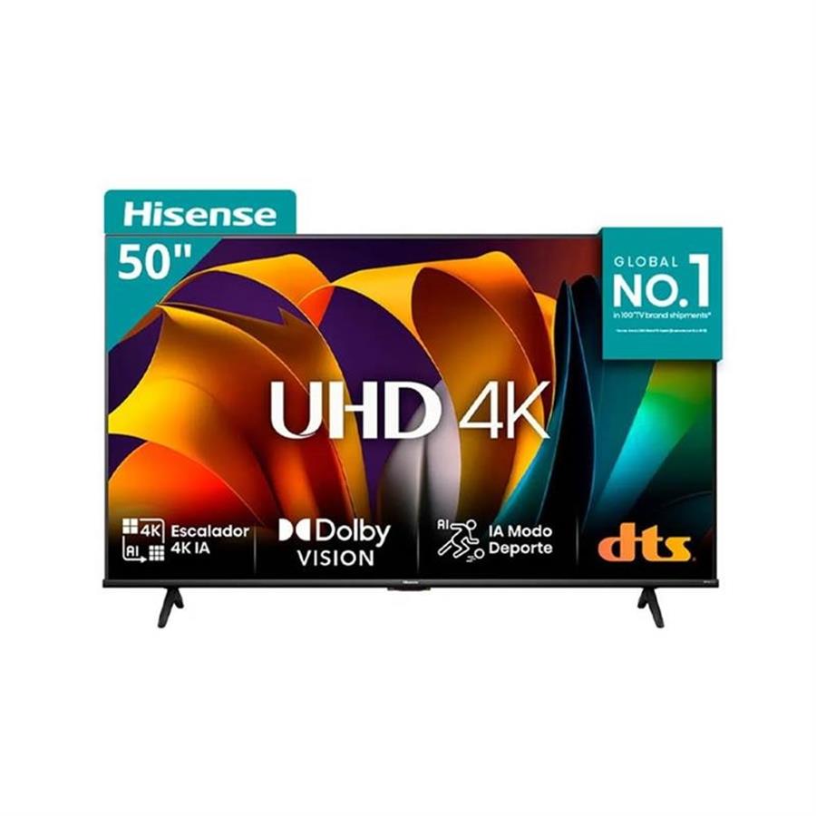 Smart TV HISENSE 50” UHD (50A64N) VIDAA