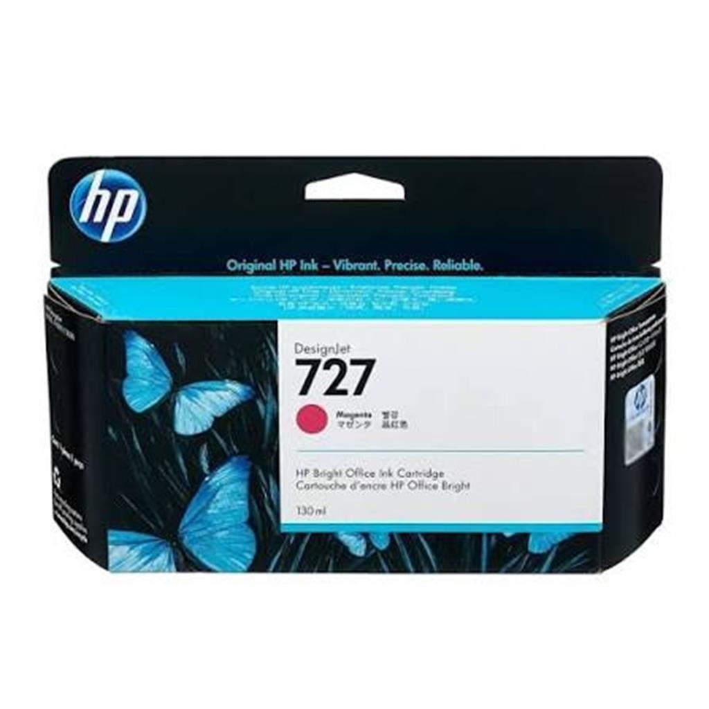 Cartucho de Tinta Plotter HP 727 Magenta 300ml