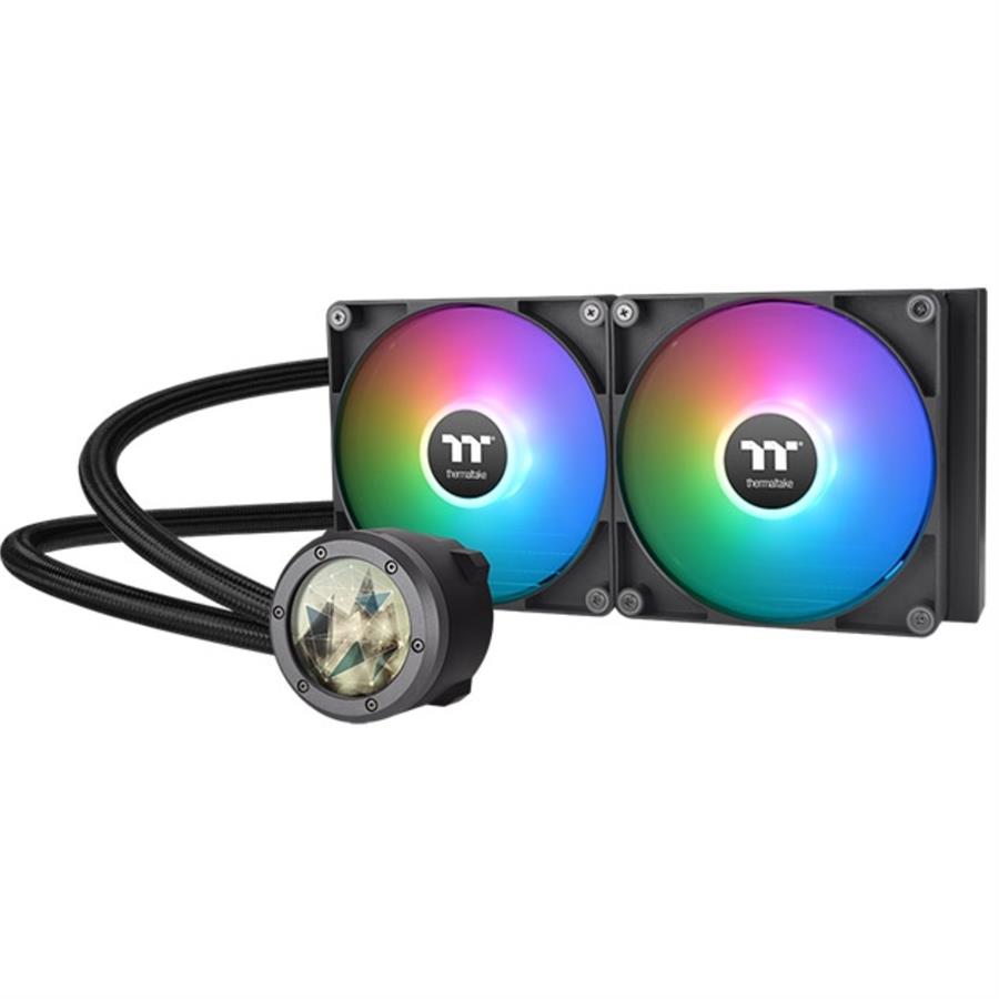 Water Cooling Thermaltake TH280 V2 Ultra Ex ARGB Sync AIO 280mm Black Water Block 2.1inch LCD
