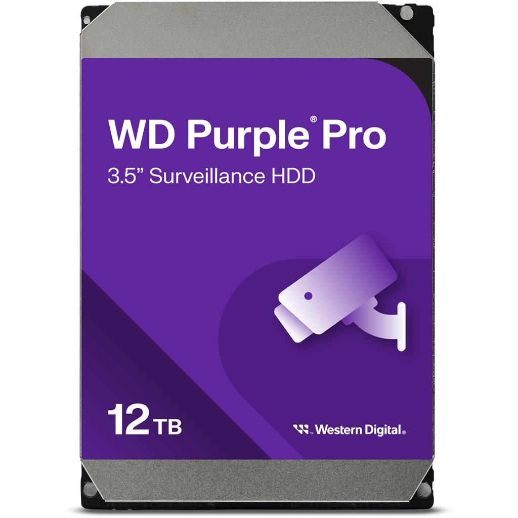 Disco Interno HDD WESTERN DIGITAL Purple Pro 12TB 3.5" SATA 3.0 512MB 7200rpm