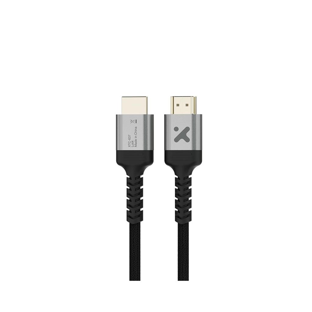 Cable Xtech USB C 2,0 macho a macho en L 3m