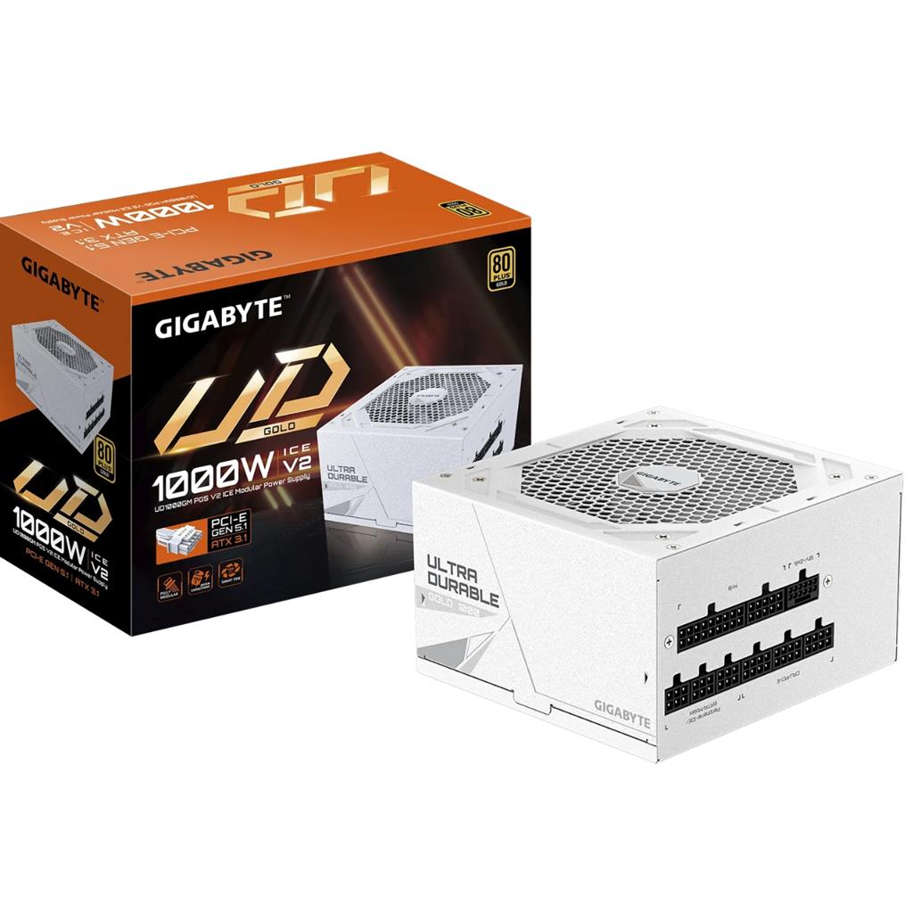 Fuente GIGABYTE UD1000GM PG5 V2 ICE 80 Plus Gold Modular
