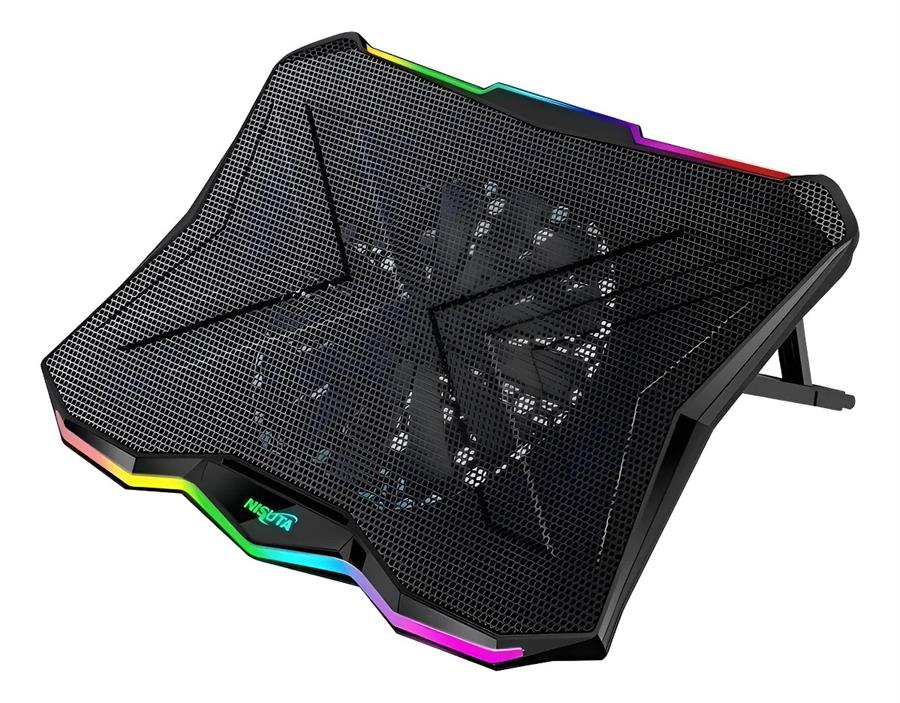 Base Notebook refrigerador Reclinable Nisuta con USB (NS-CN93R) RGB