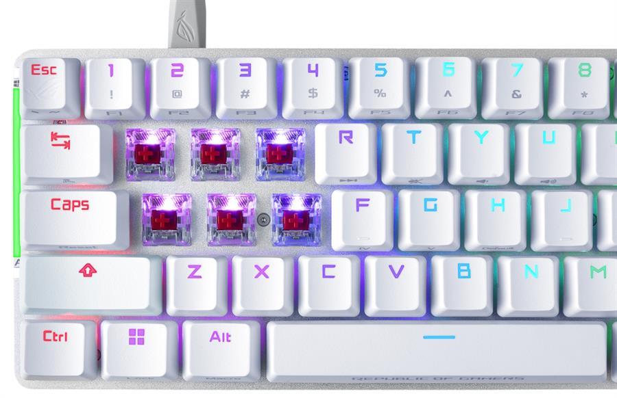 TECLADO ASUS M602 FALCHION NX MECHANICAL WHITE