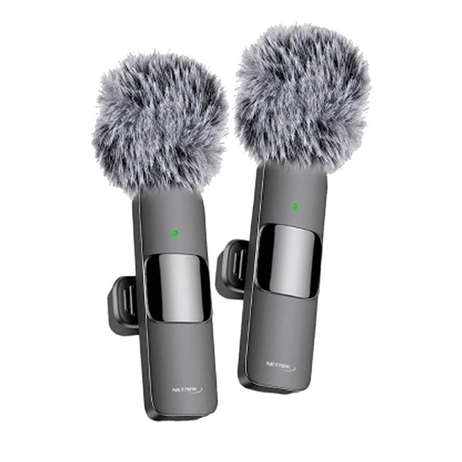 Microfono Inalambrico Corbatero X2 Netmak (NM-MC12)