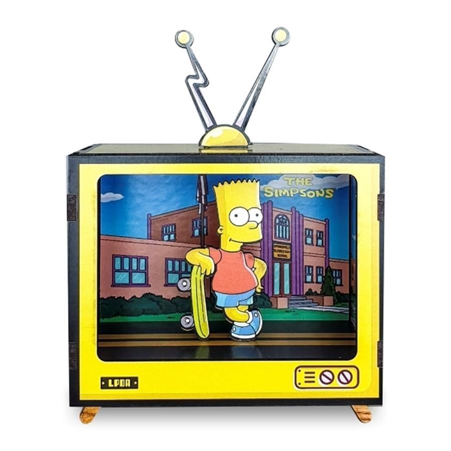 Tv Box Retro Bart Simpsons